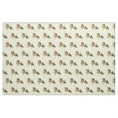Buckskin American Saddlebred Horse Fabric Stof (Fat Quarter)