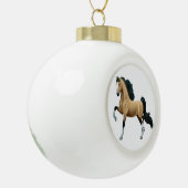 Buckskin American Saddlebred Horse Ornament (Links)