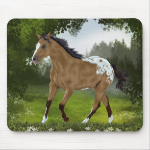 Buckskin Appaloosa Horse Muismat