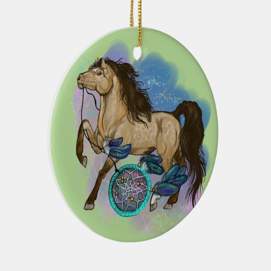 Buckskin Dreamweaver Horse ornament (Rechts)