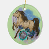 Buckskin Dreamweaver Horse ornament (Links)