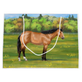 Buckskin Dun Quarter Horse Groot Cadeauzakje (Voorkant)