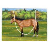 Buckskin Dun Quarter Horse Groot Cadeauzakje (Achterkant)