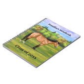 Buckskin Dun Quarter Horse Notitieboek (Linkerzijde)