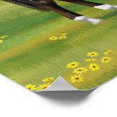 Buckskin Dun Quarter Horse Poster (Hoek)