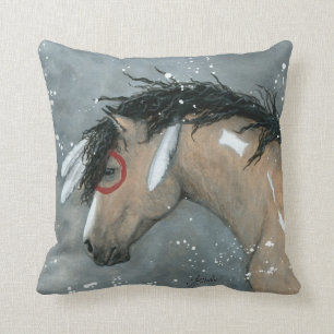 Buckskin Horse by BiHrLe Pillow Kussen
