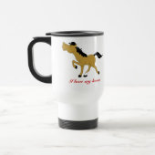 BUCKSKIN HORSE COFFEE REIZEN MUG CUSTOM REISBEKER (Links)