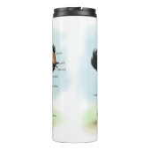 Buckskin Horse Educational Equine Anatomy Thermosbeker (Achterkant)