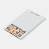 Buckskin Horse Girl Desert gepersonaliseerde sloga Post-it® Notes (Schuin)