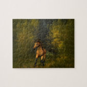 Buckskin Horse in Forest Puzzle Legpuzzel (Horizontaal)