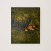 Buckskin Horse in Forest Puzzle Legpuzzel (Verticaal)