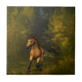 Buckskin Horse Tile Tegeltje (Voorkant)