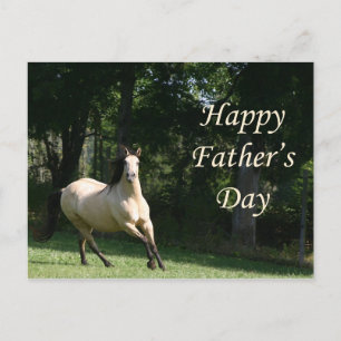 Buckskin horse Vaderdag briefkaart