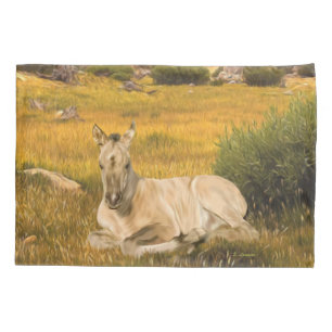 buckskin-paardenveulen kussensloop