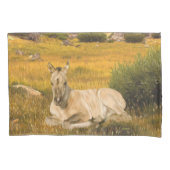 buckskin-paardenveulen kussensloop (Voorkant)