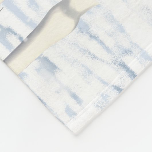 Buckskin Paint Horses in sneeuw Fleece Deken (Hoek)