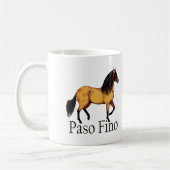 Buckskin Paso Fino Paardenillustratie Koffiemok (Links)