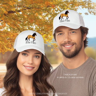 Buckskin Paso Fino Paardenkunstwerk Trucker Pet