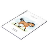 Buckskin Personalized Horse Owner's Journal Notitieboek (Linkerzijde)