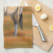 Buckskin Pinto Dun Paint Horse Staillion Theedoek (Quarter Fold)