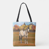 Buckskin Pinto Dun Paint Horse Staillion Tote Bag (Achterkant)