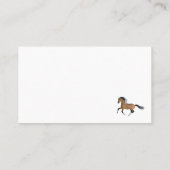 Buckskin Quarter Horse Visitekaartje (Achterkant)