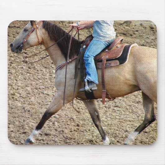 Buckskin Rodeo Horse Muismat (Voorkant)