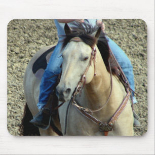 Buckskin Rodeo Horse Muismat