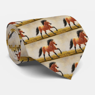Buckskin Running Horse Stropdas