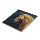 Buckskin Stallion Tegeltje (Zijkant)