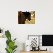 Buckskin tikt zijn tong uit poster (Thuiskantoor)