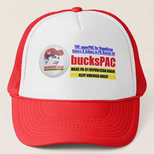 bucksPAC Trucker Hat Pet (Voorkant)