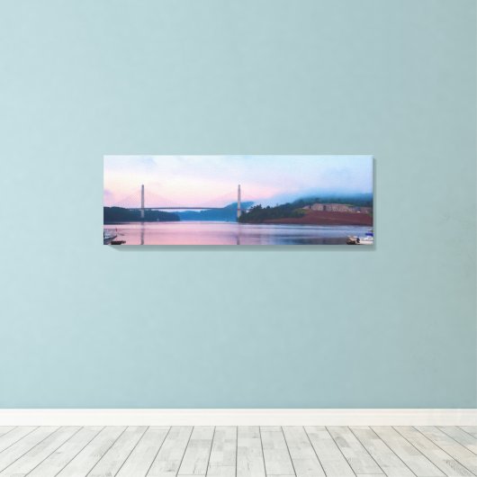 Bucksport Maine Canvas Afdrukken (Insitu (Houten vloer))