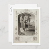 Buckstone as Lancelot Gobbo, Act II Scene 2, in Briefkaart (Voorkant / Achterkant)