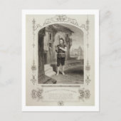 Buckstone as Lancelot Gobbo, Act II Scene 2, in Briefkaart (Voorkant)