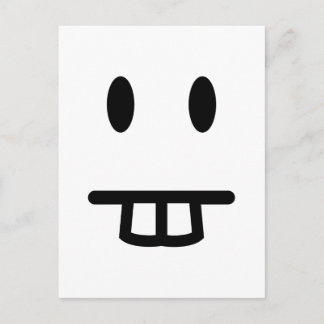 Bucktooth-gezicht Briefkaart