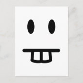 Bucktooth-gezicht Briefkaart (Voorkant)