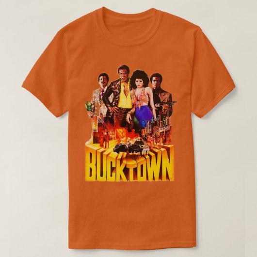 Bucktown Blaxploitation 1975 T-shirt (Design voorkant)