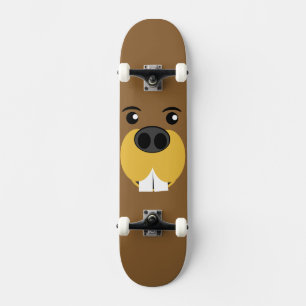 Bucky Beaver Face Persoonlijk Skateboard