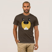 Bucky Beaver Face T-shirt (Voorkant volledig)