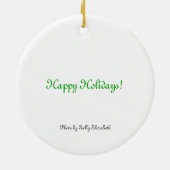 Bucky de kattenversiering keramisch ornament (Achterkant)