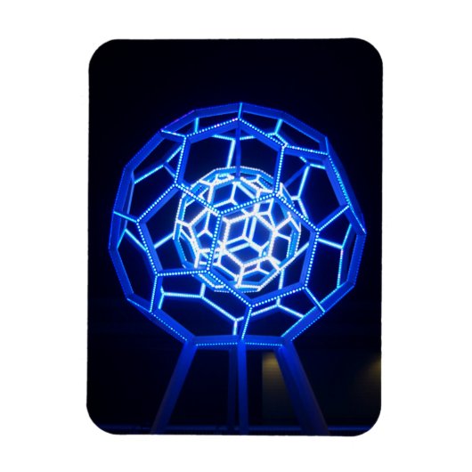 Buckyball sculptuur #2 Magnet Magneet (Verticaal)