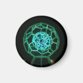 Buckyball sculptuur #3 Magnet (Voorkant)