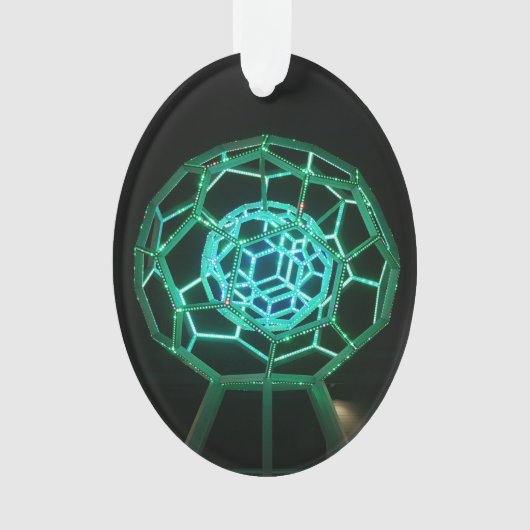 Buckyball sculptuur 3 Ornament (voorkant)