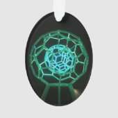 Buckyball sculptuur 3 Ornament (achterkant)