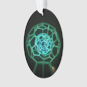 Buckyball sculptuur 3 Ornament (voorkant)