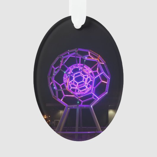 Buckyball sculptuur 5 Ornament (voorkant)