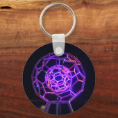 Buckyball sculptuur #5 Sleutelhanger (Voorkant)