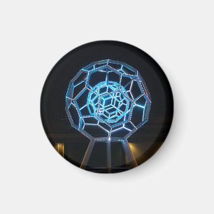 Buckyball sculptuur 6 Magnet