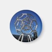 Buckyball sculptuur Magnet (Voorkant)